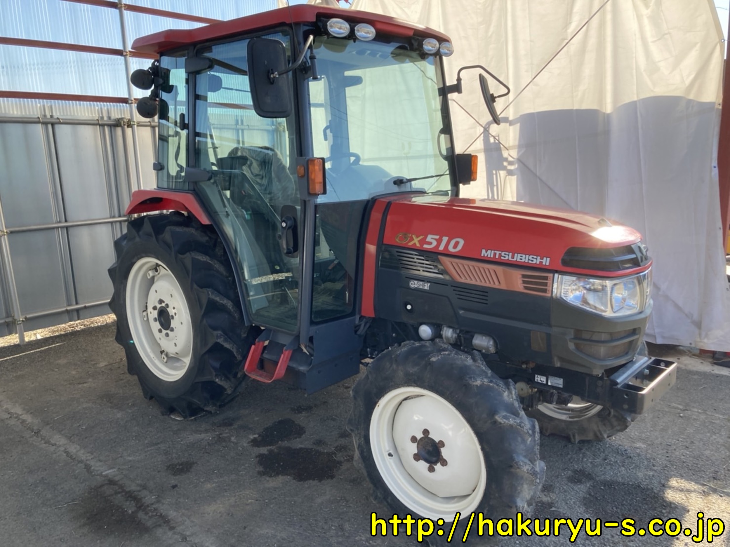 SOLD OUT】三菱 トラクター GX510 キャビン 逆転 水平 エアコン